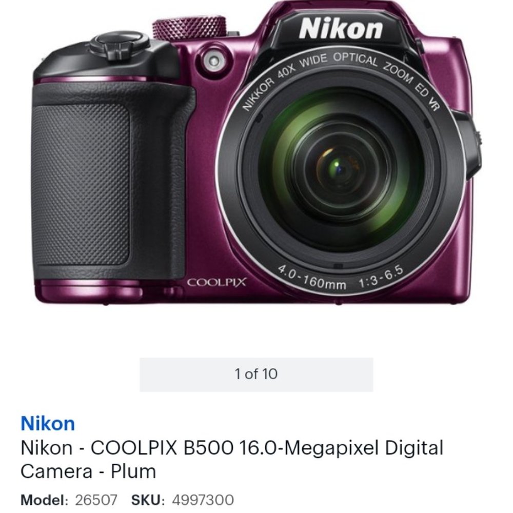 Nikon Coolpix B500 16.0-Megapixel Camera